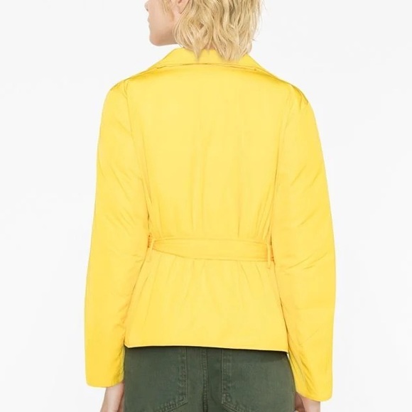 NWT Polo Ralph Lauren women’s belted down-filled yellow jacket Size XS - Picture 4 of 16